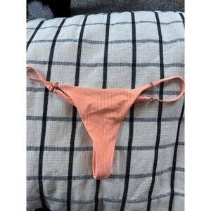 Frankies Bikinis Very Cheeky High Cut Bikini Bottom size M (looks smaller)